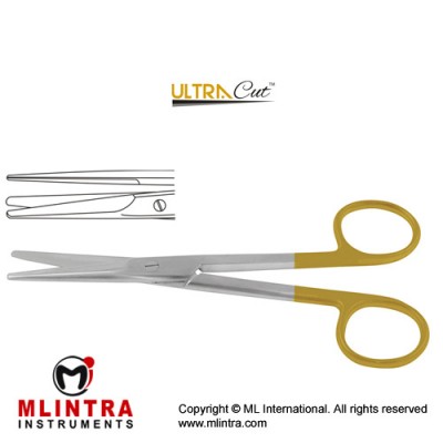 UltraCut™ TC Mayo Dissecting Scissor Straight Stainless Steel, 14.5 cm - 5 3/4"